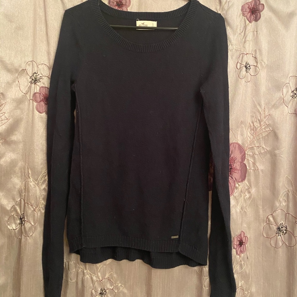 Navy blue hollister sweater